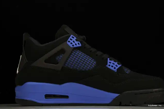 Cheap Kickmax CT8527-018 Jordan Retro Black 4 Game Royal 0519